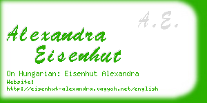 alexandra eisenhut business card